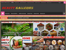 Tablet Screenshot of beautygalleries.com